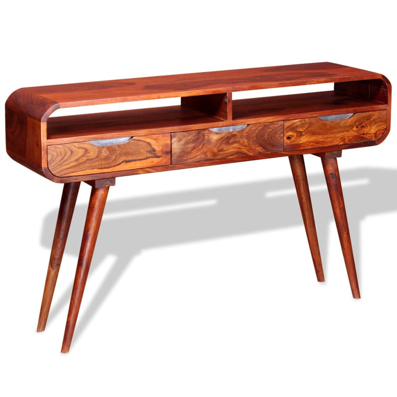 Wandtafel 120X30X75 Cm Massief Sheeshamhout