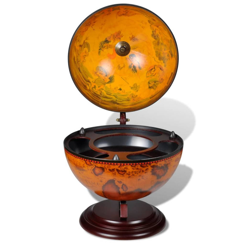 Globebar Tafelmodel Eucalyptushout