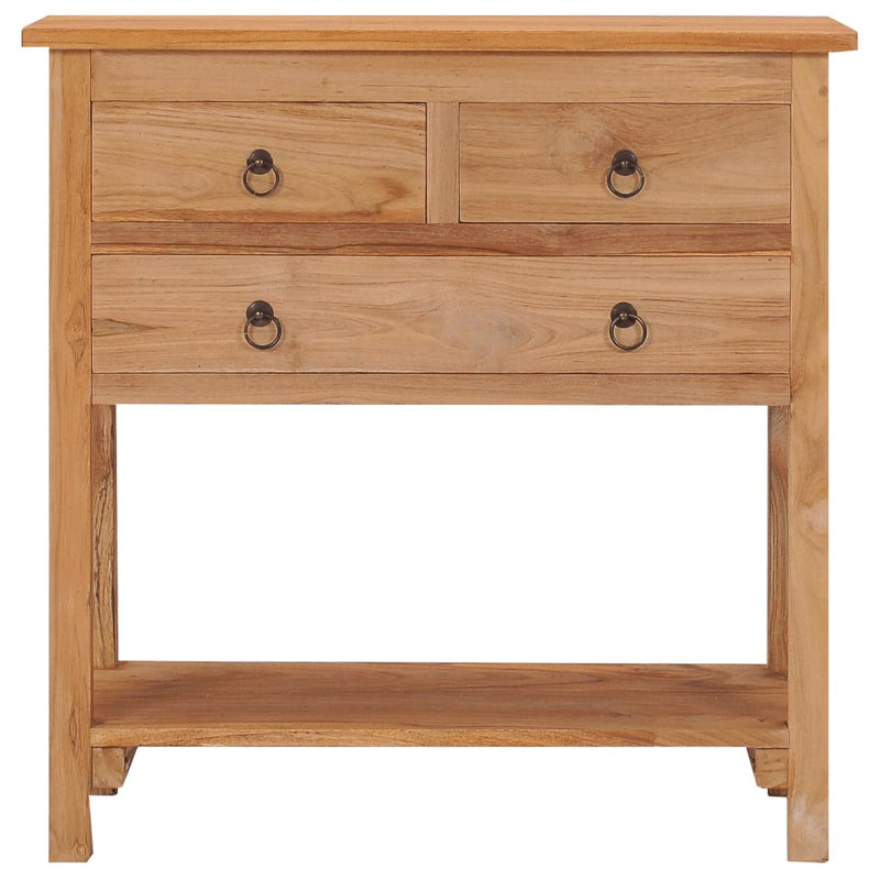 Dressoir 78X35X80 Cm Massief Teakhout Donkerblauw