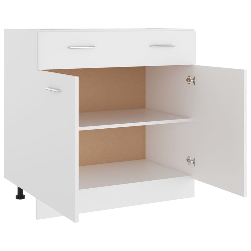 Onderkast Met Lade 80X46X81,5 Cm Bewerkt Hout