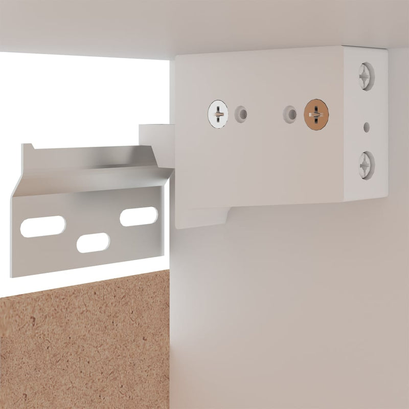 Hangkast 80X31X60 Cm Bewerkt Hout