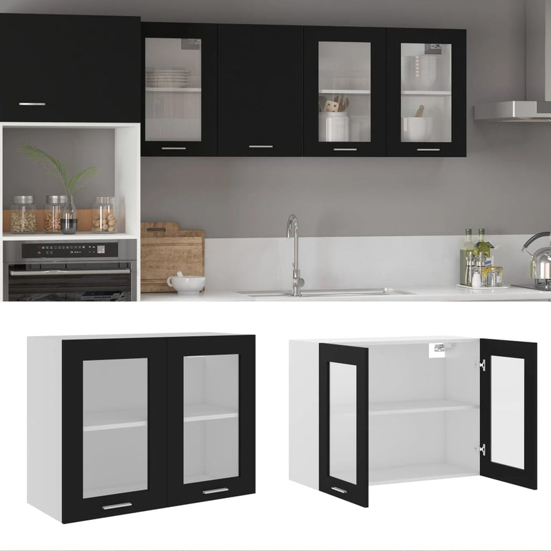 Hangkast 80X31X60 Cm Bewerkt Hout Kleurig