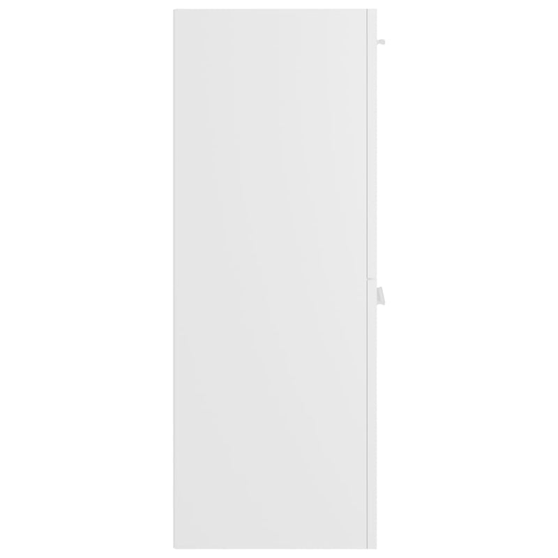 Badkamerkast 30X30X80 Cm Bewerkt Hout