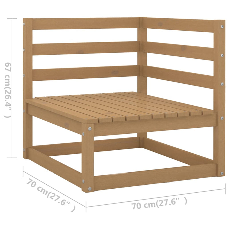 1 Loungeset Massief Grenenhout