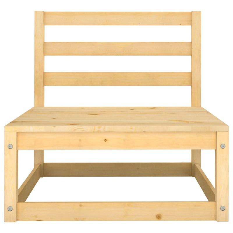 10-Delige Loungeset Massief Grenenhout