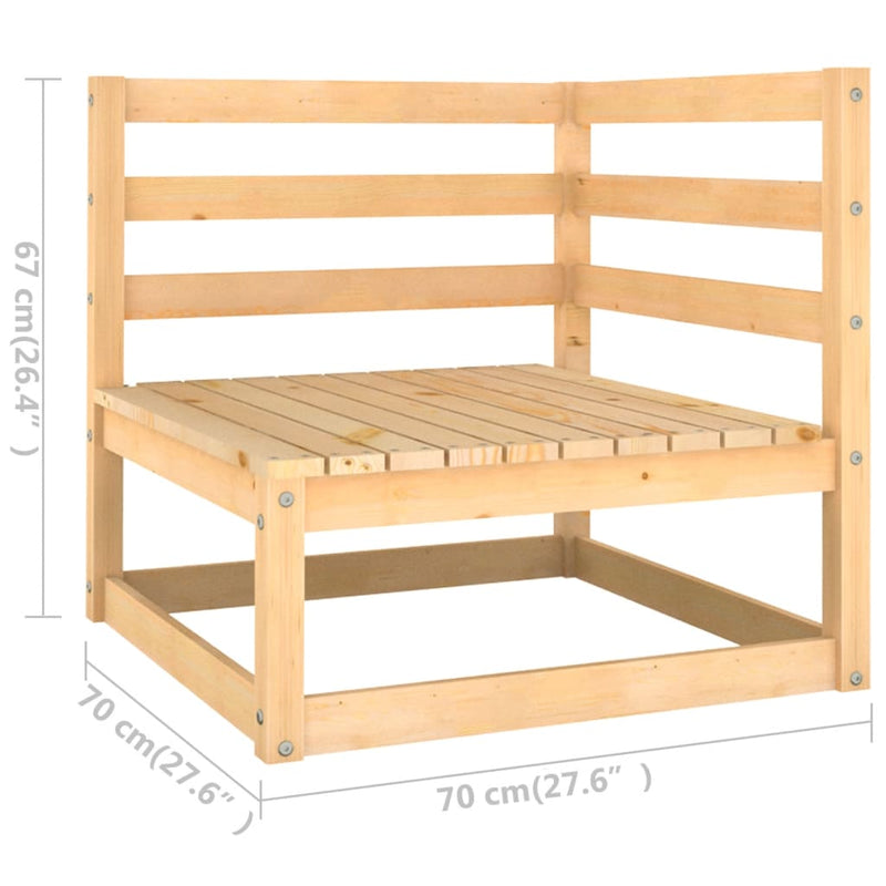 1 Loungeset Massief Grenenhout