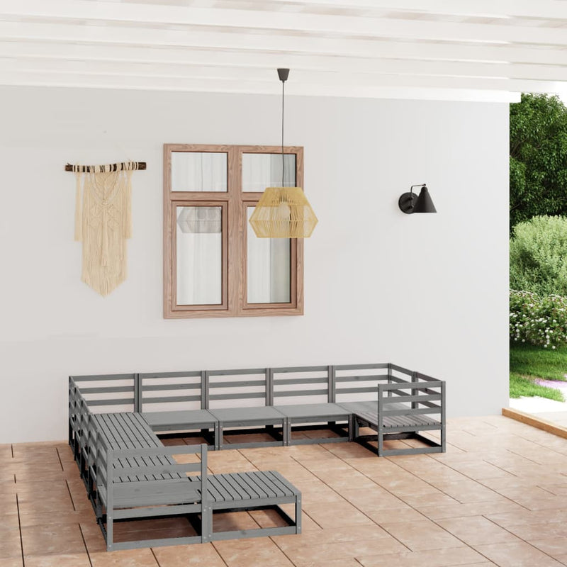 1 Loungeset Massief Grenenhout