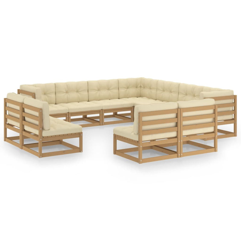 1 Loungeset Massief Grenenhout