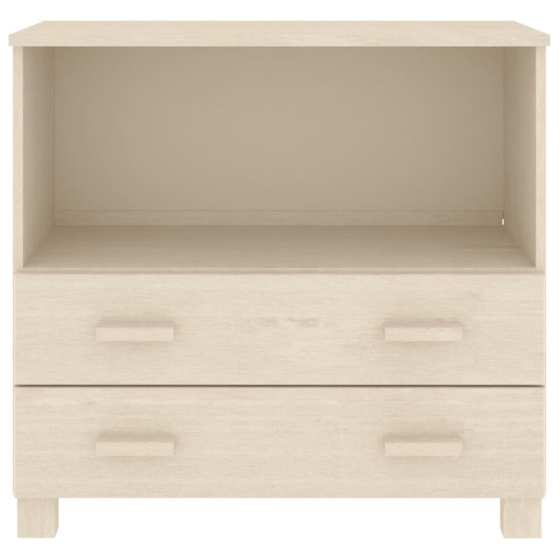 Dressoir Hamar 85X35X80 Cm Massief Grenenhout