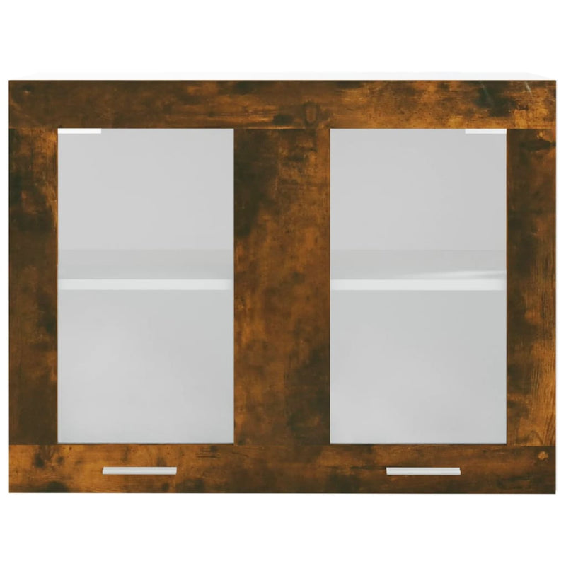Hangkast 80X31X60 Cm Bewerkt Hout Kleurig