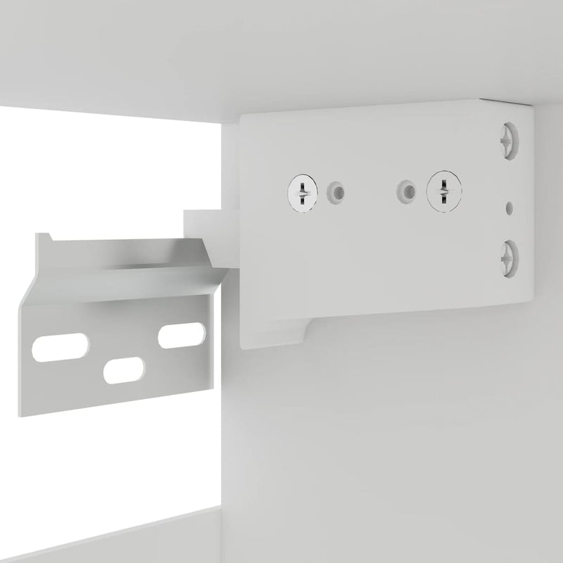 Hangkast 80X31X60 Cm Bewerkt Hout Kleurig