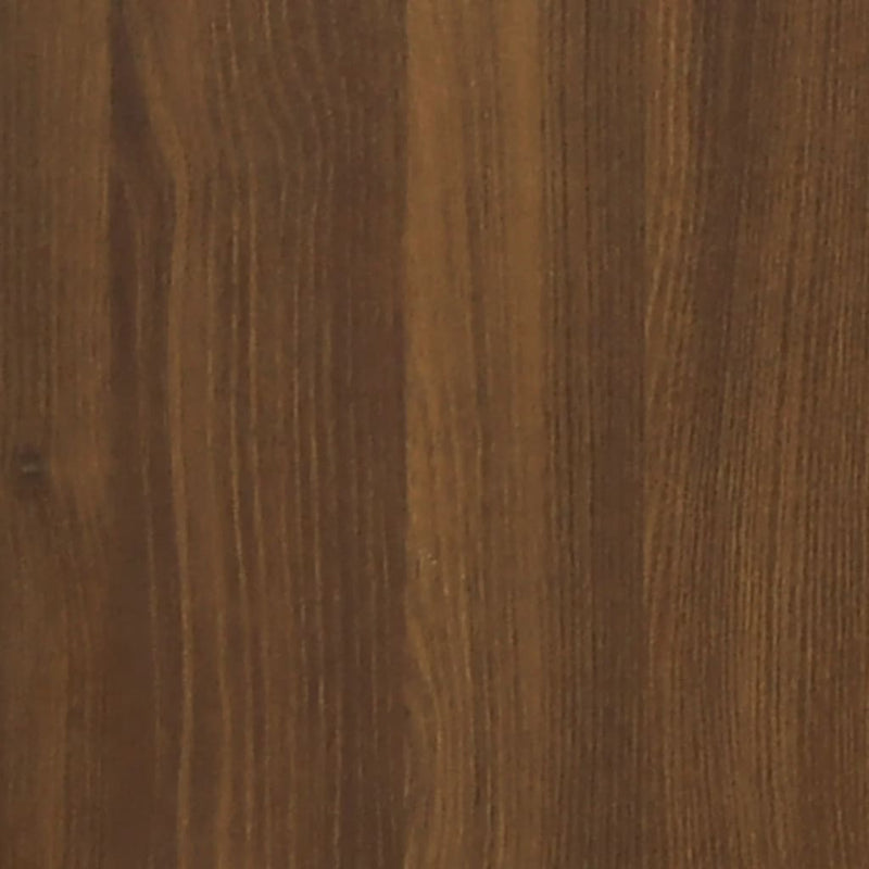 Onderkast Met Lade 30X46X81,5 Cm Bewerkt Hout Bruin Eikenkleur Bruineiken