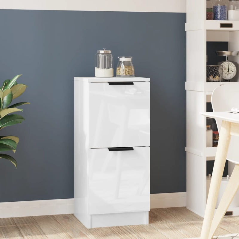 Dressoir 30X30X70 Cm Bewerkt Hout Kleurig