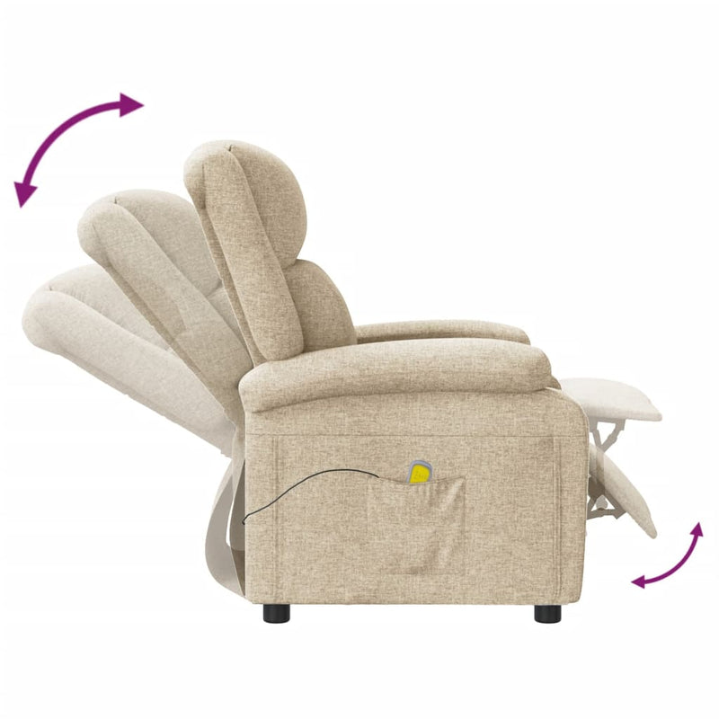 Massagestoel Stof Kleurig