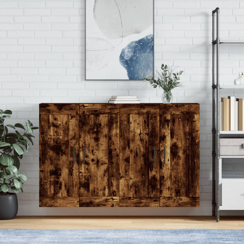 Hangkasten Bewerkt Hout