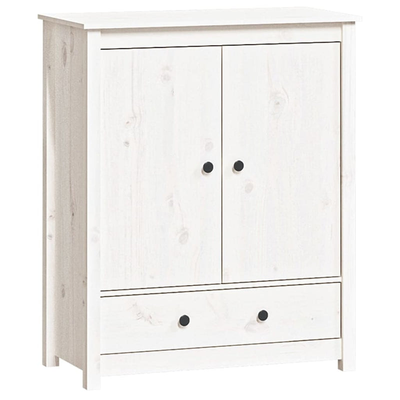 Hoge Kast 83X41,5X100 Cm Massief Grenenhout