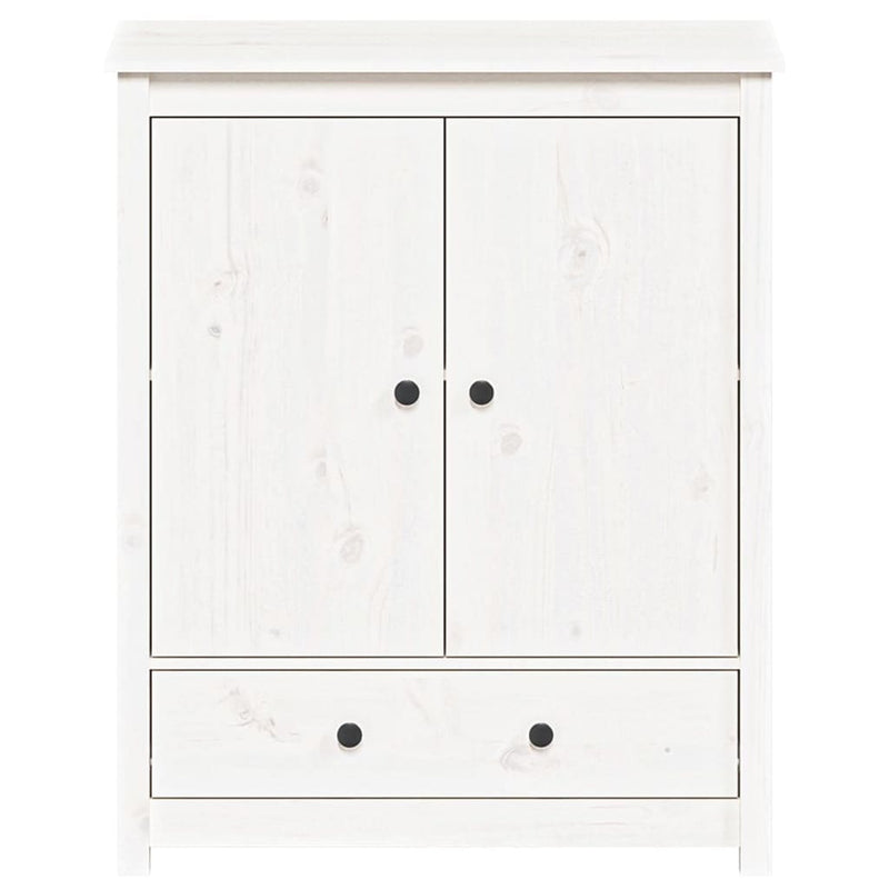Hoge Kast 83X41,5X100 Cm Massief Grenenhout