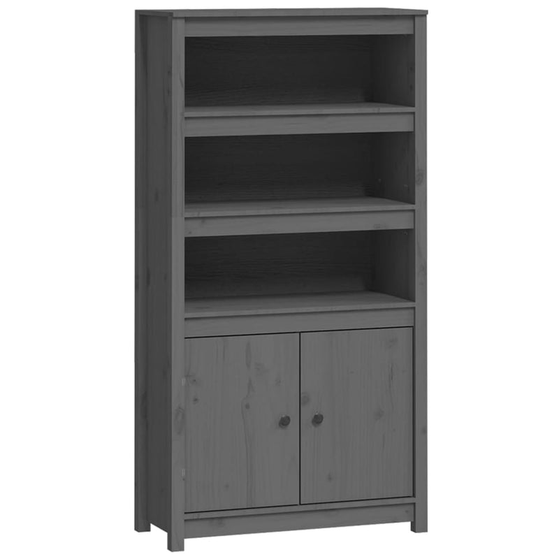 Hoge Kast 80X35X154 Cm Massief Grenenhout