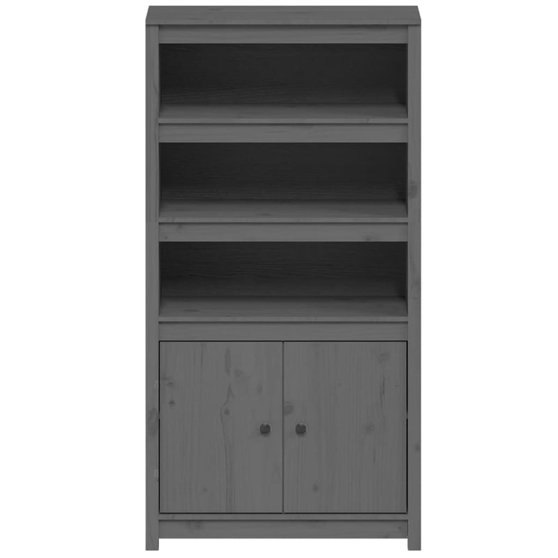 Hoge Kast 80X35X154 Cm Massief Grenenhout