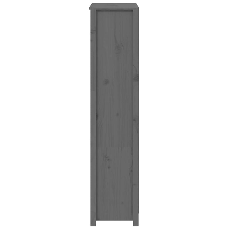 Hoge Kast 80X35X154 Cm Massief Grenenhout