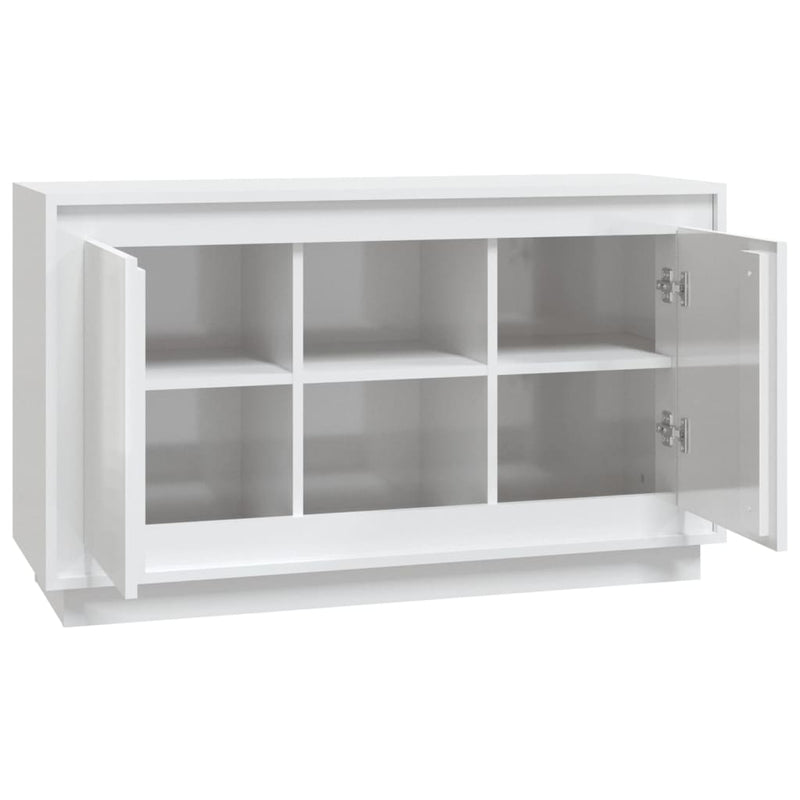Dressoir 102X35X60 Cm Bewerkt Hout