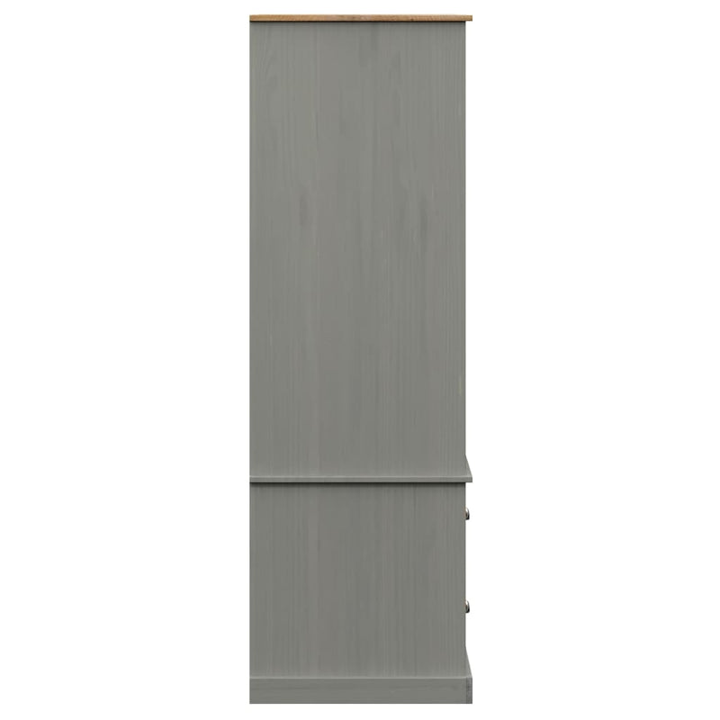 Kledingkast Vigo 90X55X176 Cm Massief Grenenhout