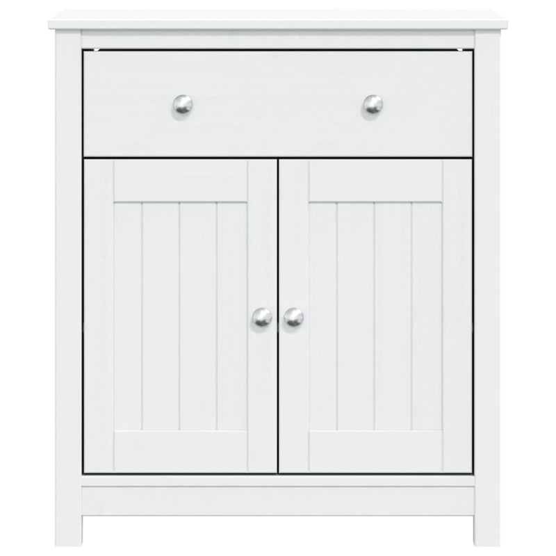 Badkamerkast Berg 69,5X34X80 Cm Massief Grenenhout