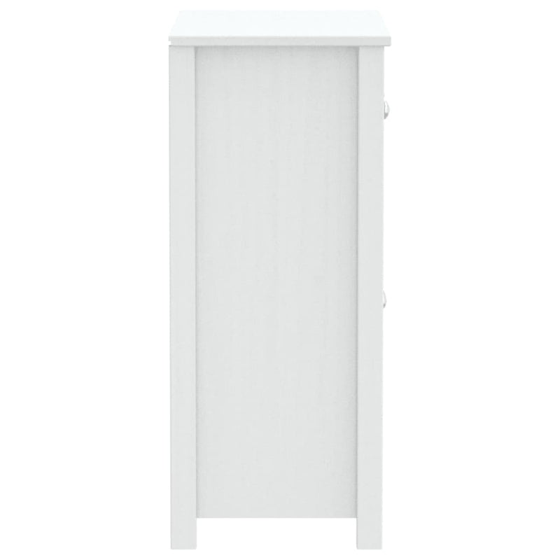 Badkamerkast Berg 69,5X34X80 Cm Massief Grenenhout