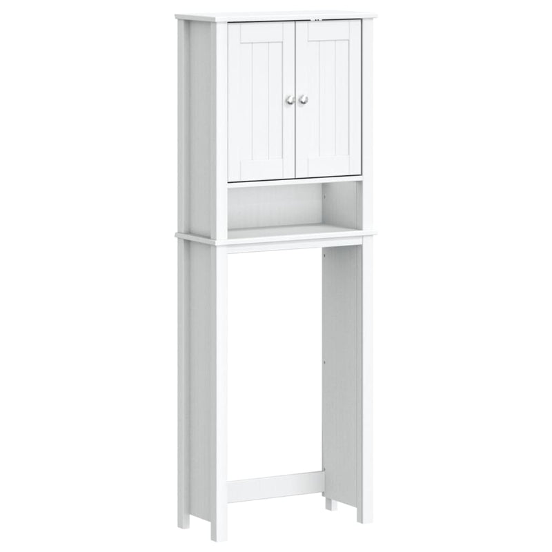 Toiletmeubel Berg 60X27X164,5 Cm Massief Hout