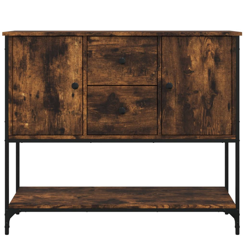 Dressoir 100X36X85 Cm Bewerkt Hout Kleurig
