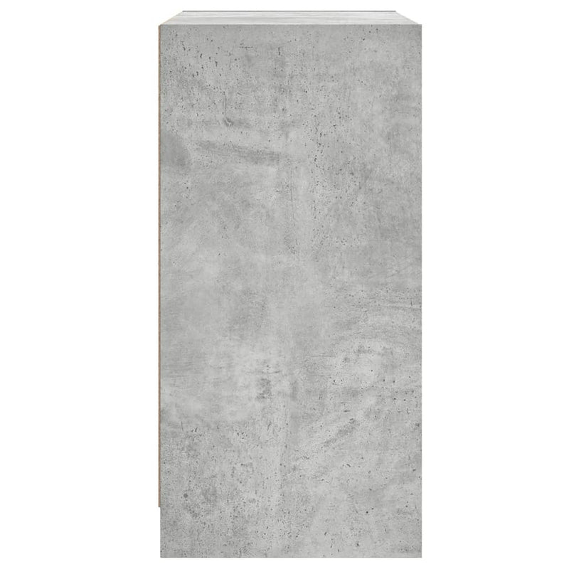 Bijzetkast Met Glazen Deuren 68X37X75,5 Cm