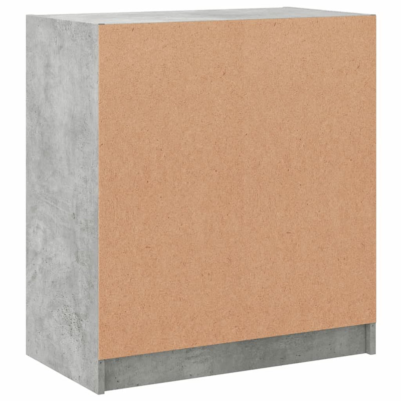Bijzetkast Met Glazen Deuren 68X37X75,5 Cm