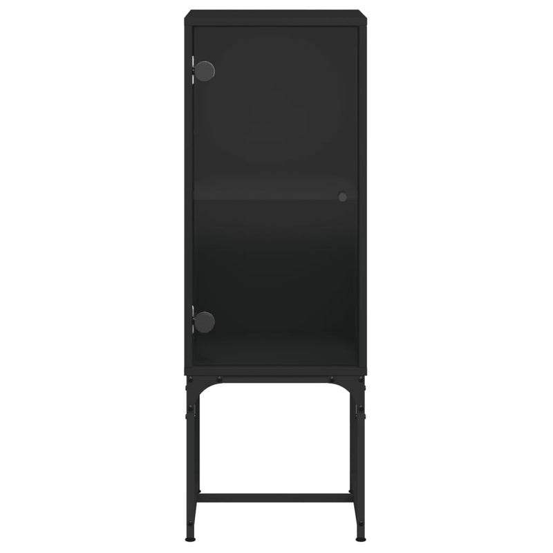 Bijzetkast Met Glazen Deur 35X37X100 Cm