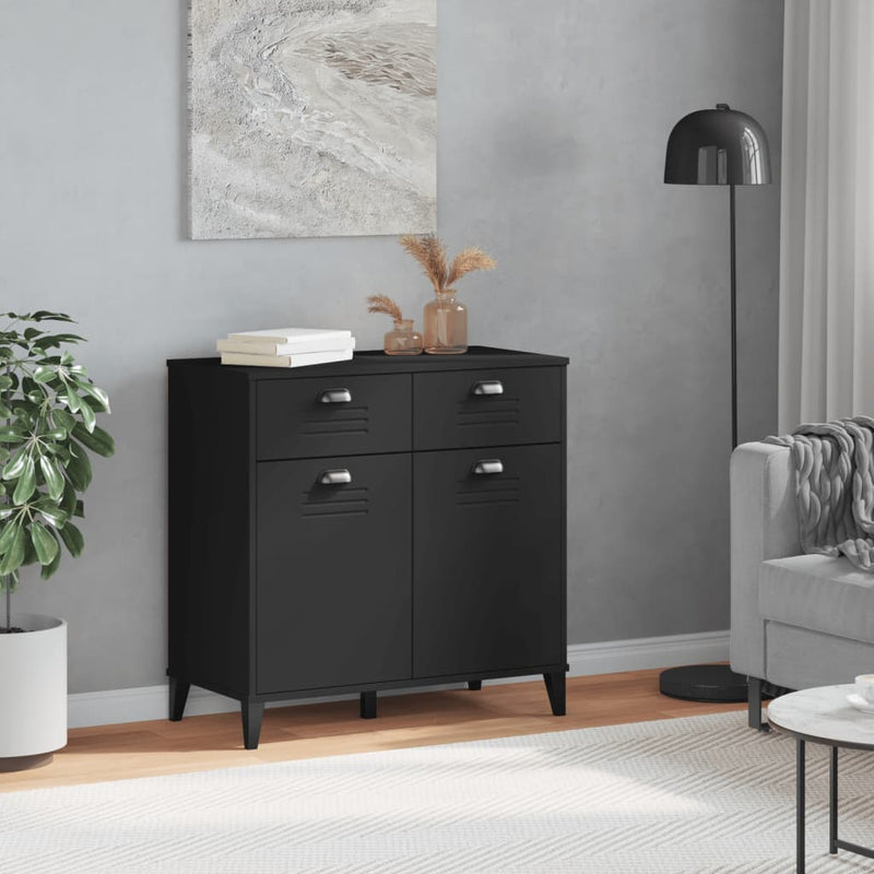Dressoir Viken 80X40X80 Cm Massief Grenenhout
