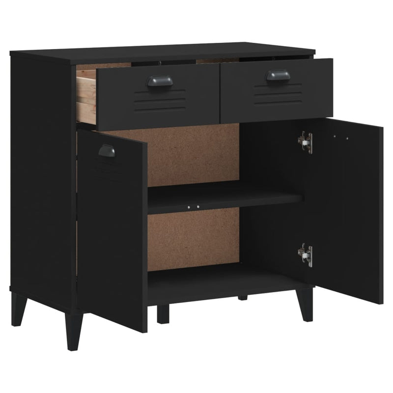Dressoir Viken 80X40X80 Cm Massief Grenenhout