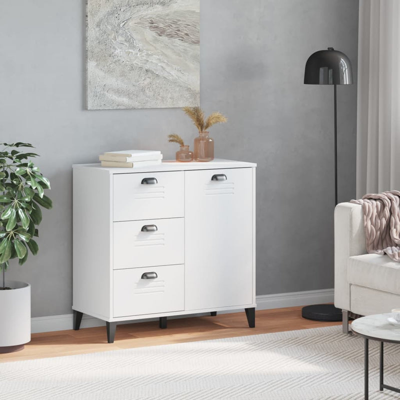 Dressoir Viken 80X40X80 Cm Massief Grenenhout