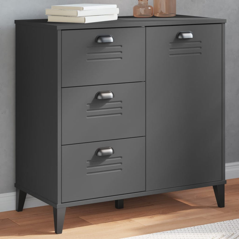 Dressoir Viken 80X40X80 Cm Massief Grenenhout