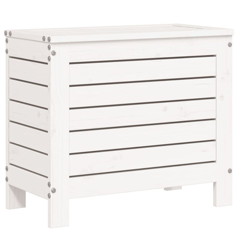 10-Delige Loungeset Massief Grenenhout Wit
