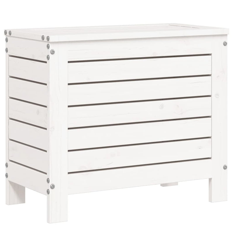 10-Delige Loungeset Massief Grenenhout Wit
