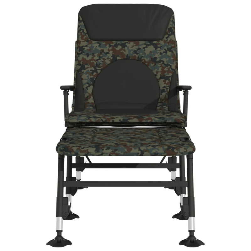 Visbed Met Verstelbare Modderpoten Inklapbaar Camouflage