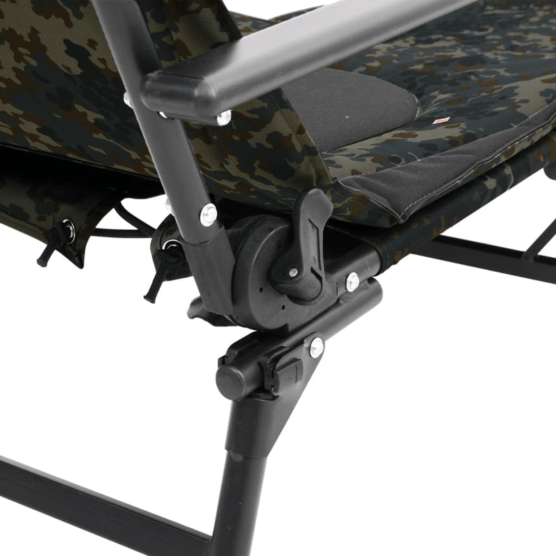 Visbed Met Verstelbare Modderpoten Inklapbaar Camouflage