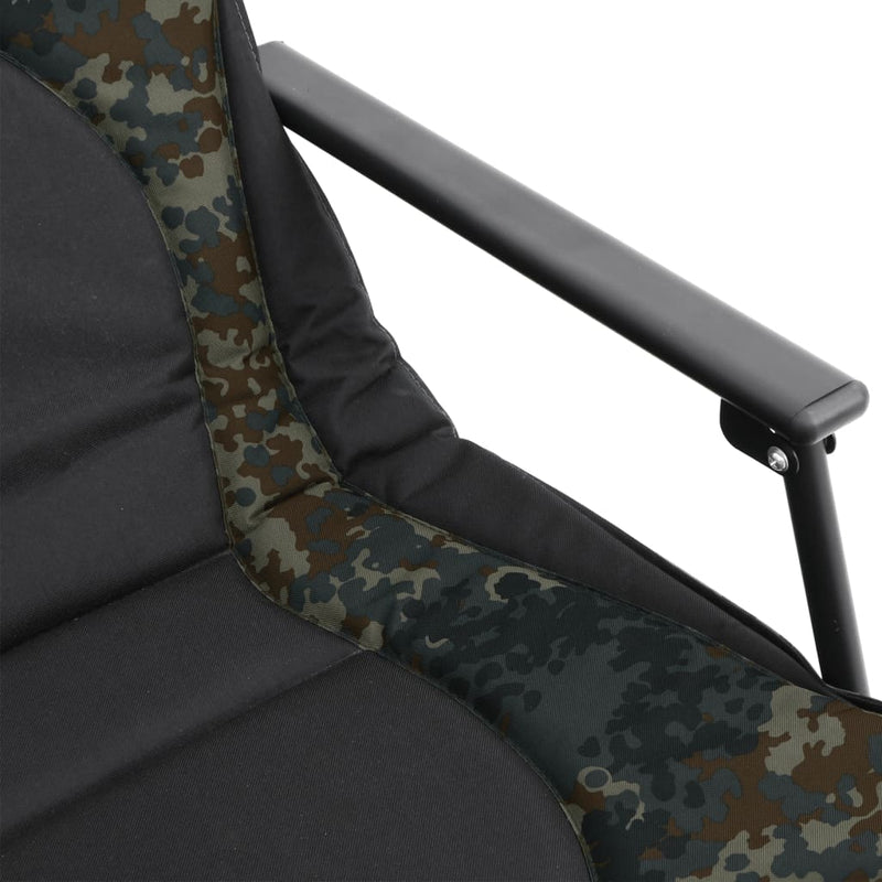 Visbed Met Verstelbare Modderpoten Inklapbaar Camouflage