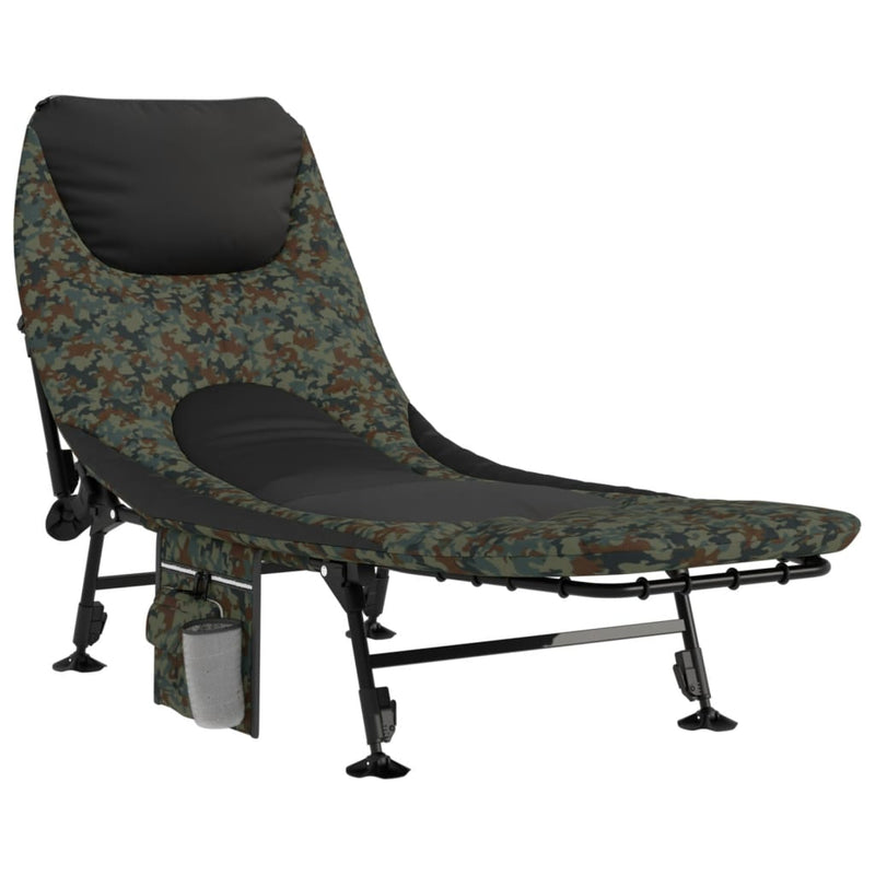 Visbed Met Verstelbare Modderpoten Inklapbaar Camouflage