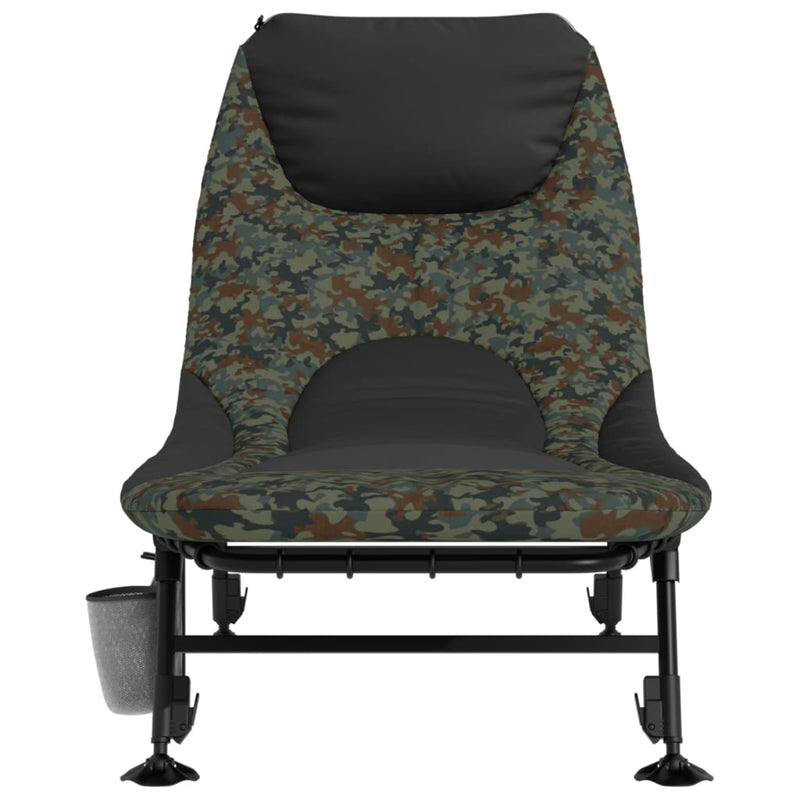 Visbed Met Verstelbare Modderpoten Inklapbaar Camouflage