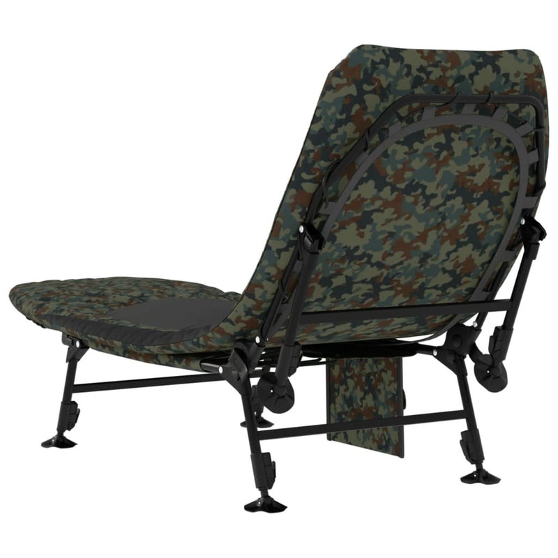 Visbed Met Verstelbare Modderpoten Inklapbaar Camouflage