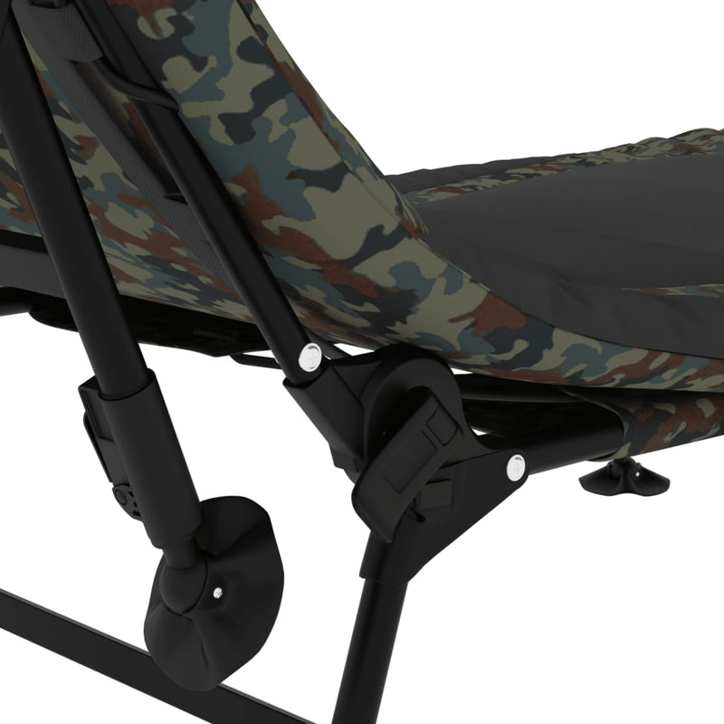 Visbed Met Verstelbare Modderpoten Inklapbaar Camouflage