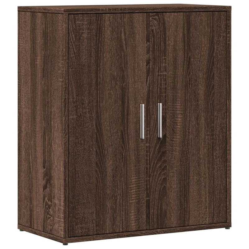 Dressoirs 2 St 60X31X70 Cm Bewerkt Hout Bruin Eikenkleurig