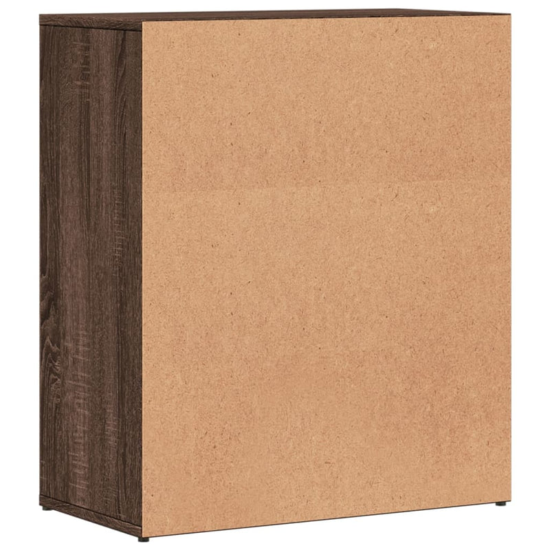 Dressoirs 2 St 60X31X70 Cm Bewerkt Hout Bruin Eikenkleurig