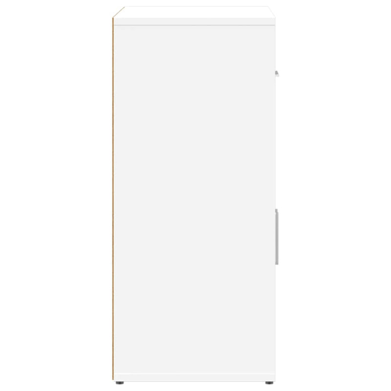 Dressoirs 2 St 60X31X70 Cm Bewerkt Hout Wit