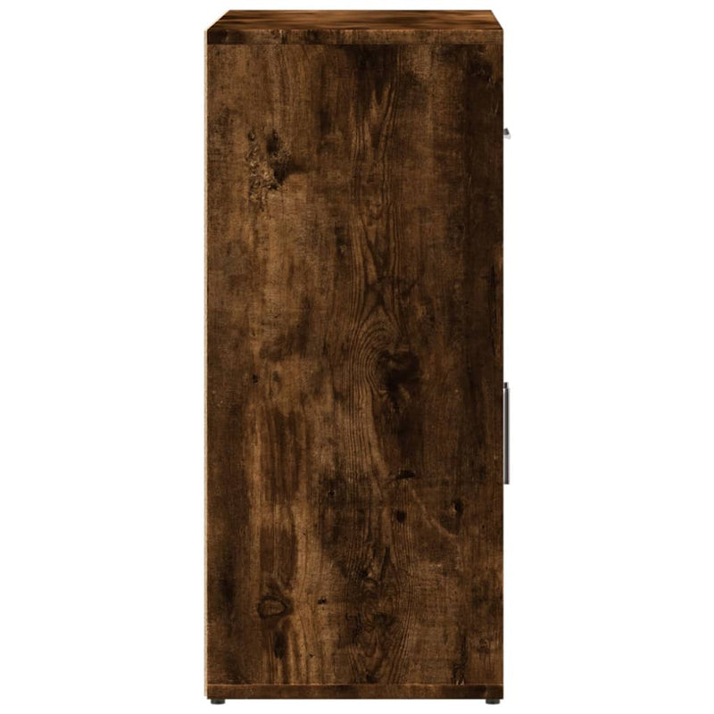 Dressoirs 2 St 60X31X70 Cm Bewerkt Hout Gerookt Eikenkleurig